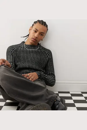 Reclaimed Plated long sleeve sweater in