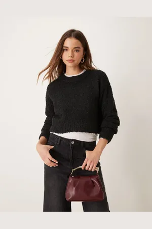 Glamorous Boxy fit sweater in fluffy knit