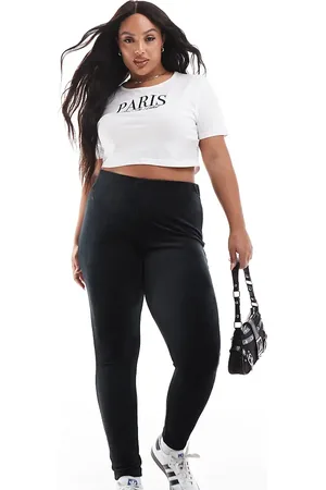 Yours Velour leggings in