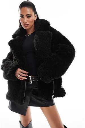 EVER NEW Faux fur casual coat in
