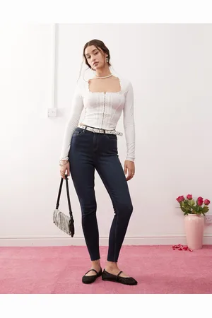 Miss Selfridge Skinny high waist jean in indigo wash