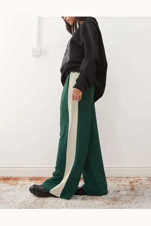 Reclaimed Wide leg pants with contrast panel in
