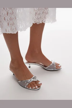 Topshop white mules sales
