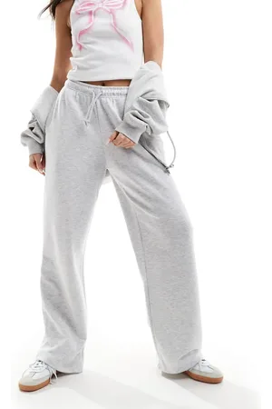 Pull&Bear Wide leg sweatpants in heather