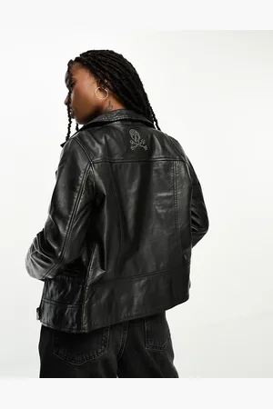 SCALPERS Biker leather jacket in