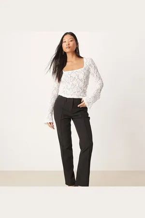 Miss Selfridge Seam detail cigarette pants in