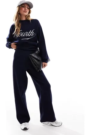 4th & Reckless Knit wide leg pants in - part of a set
