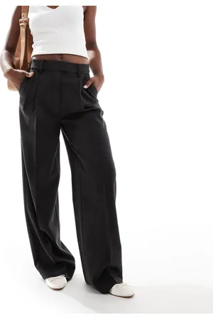 ASOS Tailored wide leg pants with military tab in