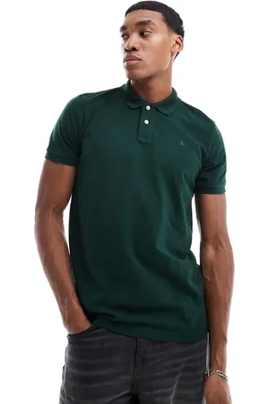 SCALPERS Basic polo in dark