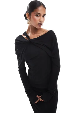 SCALPERS Jery knot asy dress in
