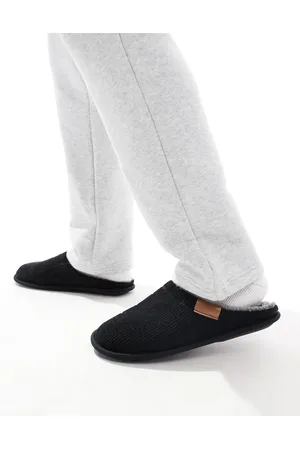 JACK & JONES Faux suede slip on slipper in