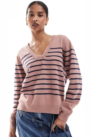 SCALPERS Joy square sweater in stripes