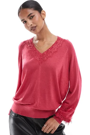 SCALPERS Lara sweater in raspberry