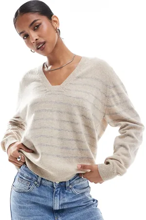 SCALPERS Joy square sweater in stripes