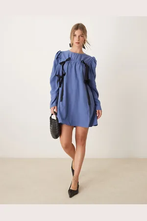 Ghospell Drawstring mini dress in