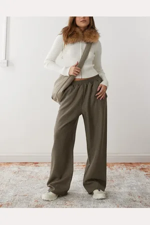 Reclaimed Pull-on pants in mini check
