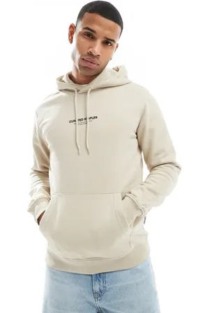 Only & Sons Curated hoodie in stone