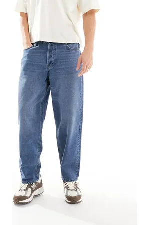 Only & Sons Baggy fit jeans in mid wash