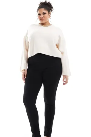 Yours High rise ponte pants in