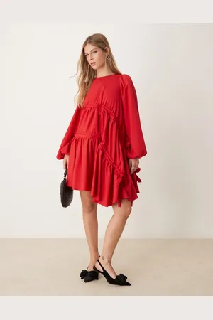Ghospell Ruched mini dress in