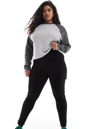 Yours Cargo pocket ponte leggings in