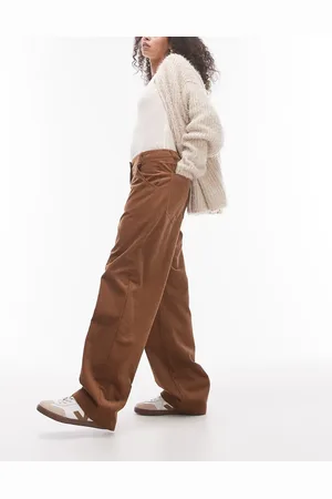 Topshop Relaxed fit tailored corduroy pants in