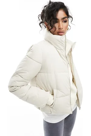 JDY Padded jacket in cream