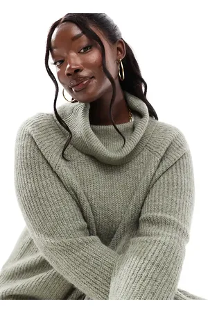 Yours Turtle neck sweater in sage