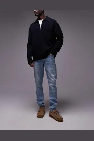Topman Stretch skinny jeans in light wash