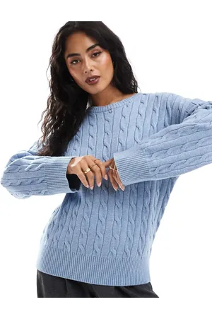 Cotton On Cotton On lux crew sweater in cobalt