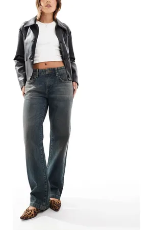 Cotton On Cotton On low rise straight jeans in rust