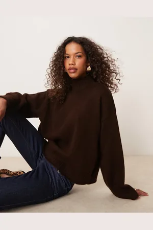 ASOS Oversized turtleneck knit sweater in
