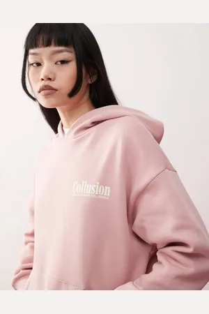 COLLUSION Branded hoodie in light - part of a set