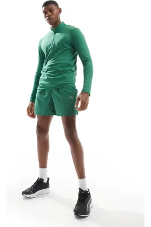 PUMA Training Woven 5 inch shorts in vine