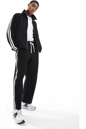 JACK & JONES Loose fit sweatpants with side stripe in - part of a set