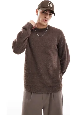 Only & Sons Crew neck brushed sweater in