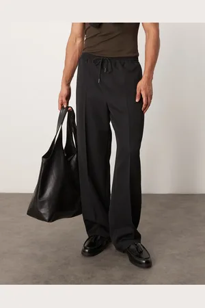 ASOS Pull on smart wide leg pants in