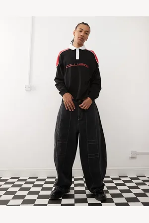 COLLUSION Seam detail jogger style jeans in