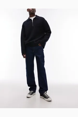 Topman Straight jeans in raw