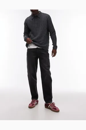 Topman Taper jeans in washed