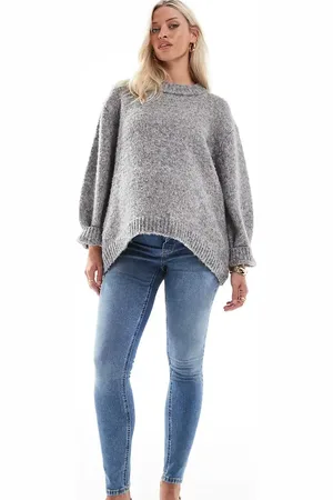 ASOS ASOS DESIGN Maternity ultimate skinny jeans with over bump in mid