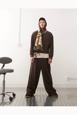 Reclaimed Knit slouchy oversized sweatpants in heathered - part of a set