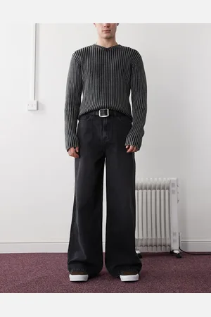 COLLUSION X003 wide leg jeans in washed