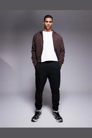 ASOS Premium heavyweight tapered sweatpants 400gsm in