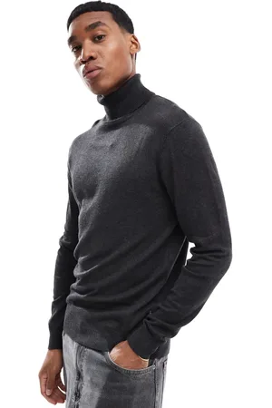French Connection French Connection turtleneck sweater in dark melange