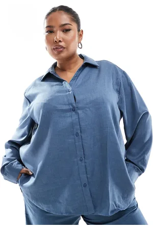 ONLY Long sleeve chambray shirt in - part of a set