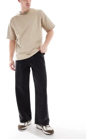 JACK & JONES Dave wide fit jeans in