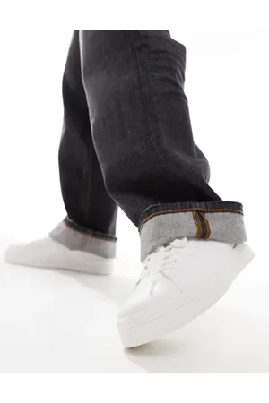 Pull&Bear Back tab beige sneakers in