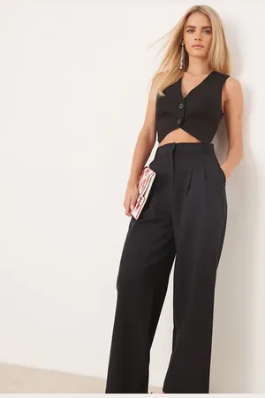 Miss Selfridge Essential wide leg pants in