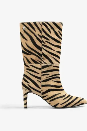 SCALPERS Zebra boots in animal print